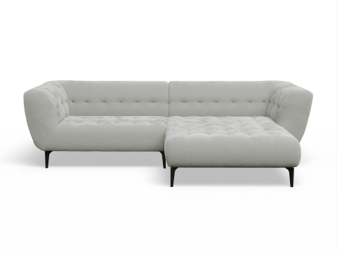 Ecksofa mit Longchair rechts